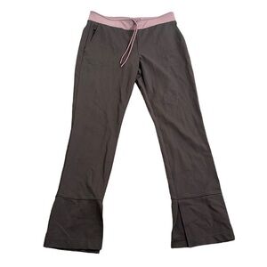 Athleta hermosa pant size medium dark gray and pink